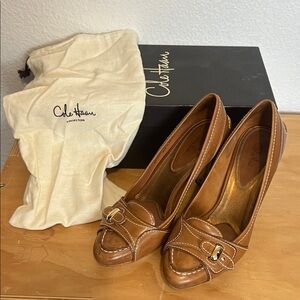Cole Haan Women's Tan Leather Heels